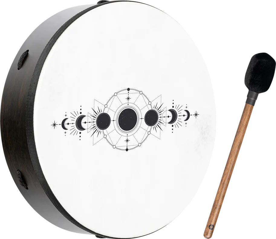 Ritual Drum 14" - Moon Phases