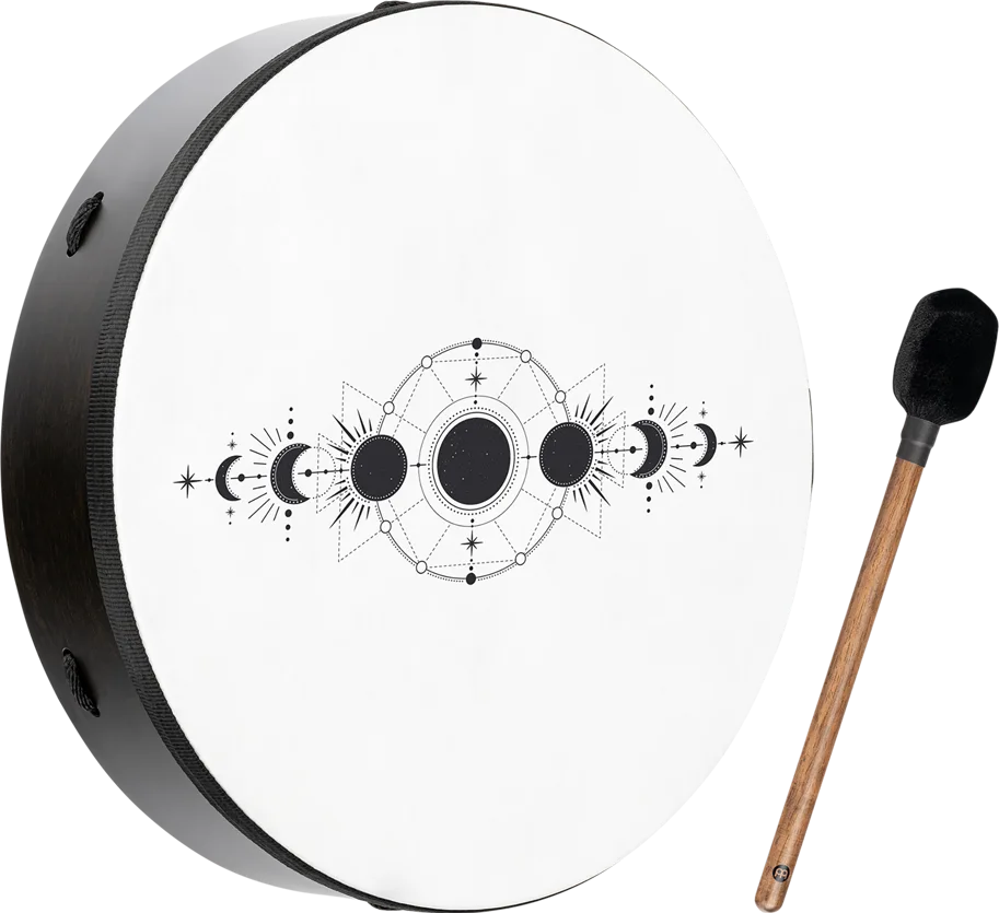 Ritual Drum 16" - Moon Phases