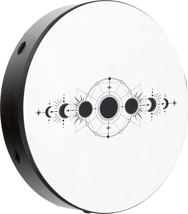 Ritual Drum 18" - Moon Phases