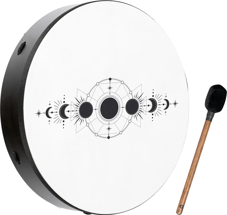 Ritual Drum 18" - Moon Phases