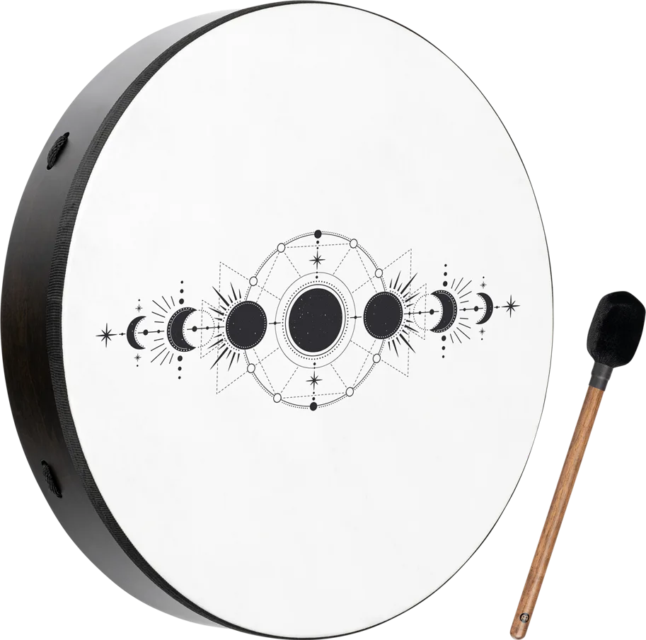 Ritual Drum 20" - Moon Phases