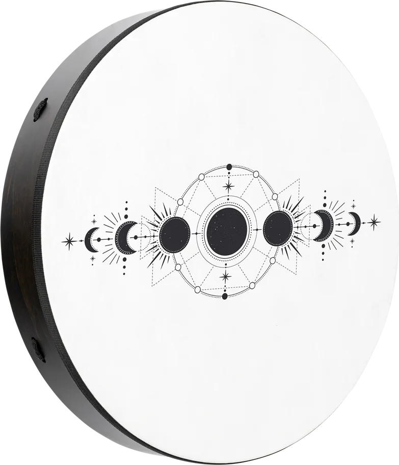 Ritual Drum 22" - Moon Phases