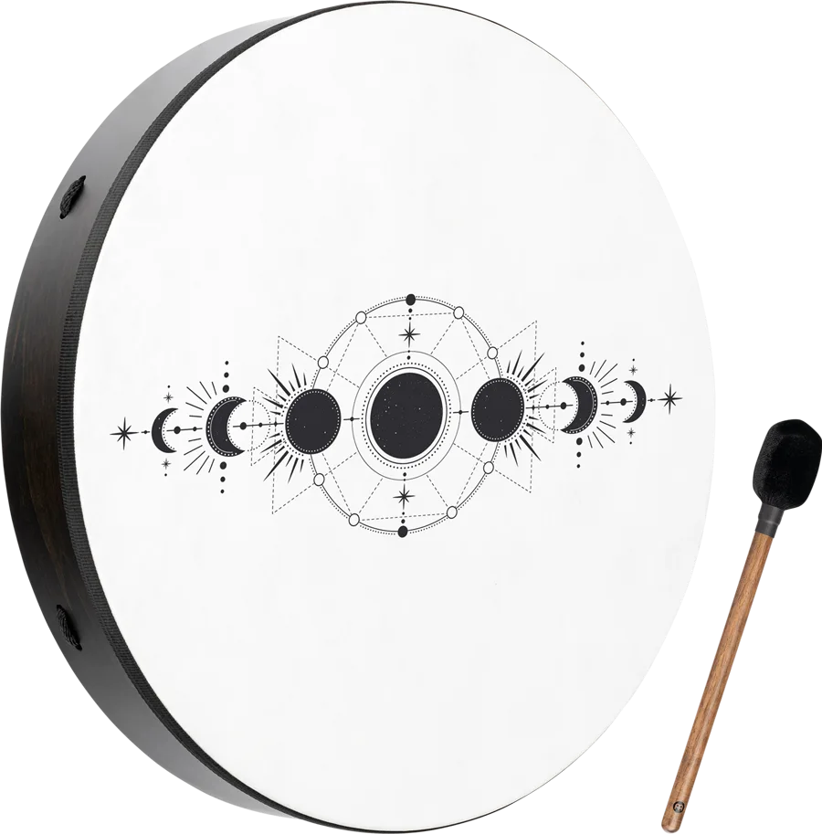 Ritual Drum 22" - Moon Phases