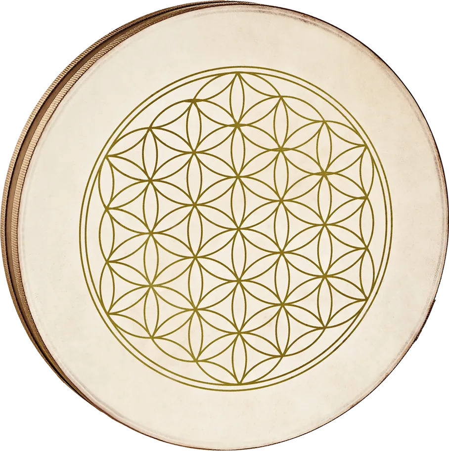 Flower Of Life Wave Drum 16"