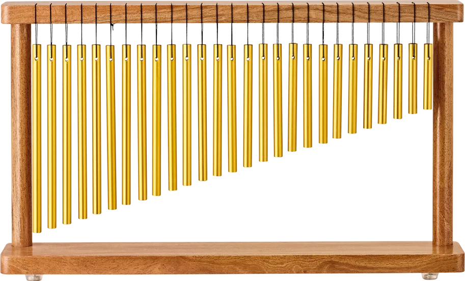 Table Chimes 27 Bars - Walnut Brown