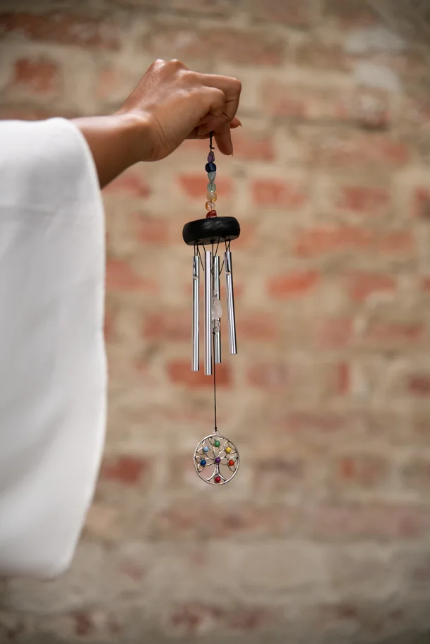 Mini Chakra Chime 12" - Tree Of Life