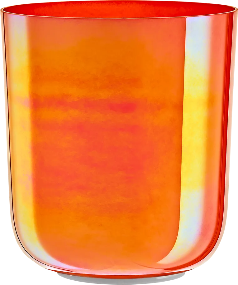 Essence Crystal Singing Bowl 6.7" - C4 - Orange