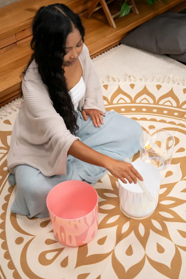 Essence Crystal Singing Bowl Set - E4/B3/G3