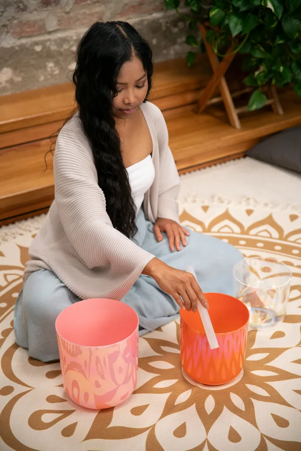 Essence Crystal Singing Bowl Set - E4/C4/G3