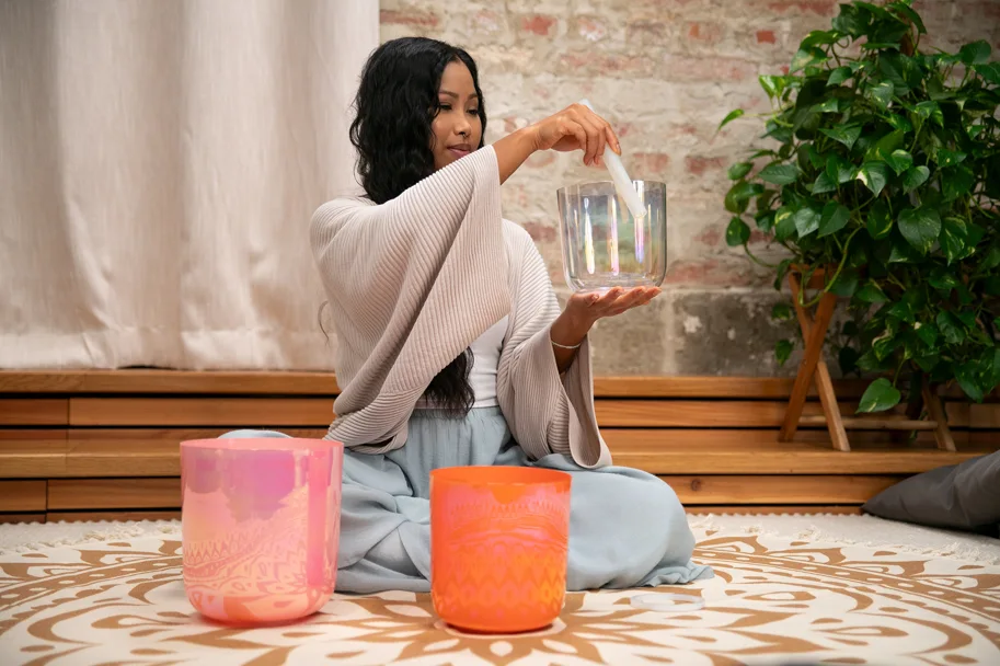 Essence Crystal Singing Bowl Set - E4/C4/G3