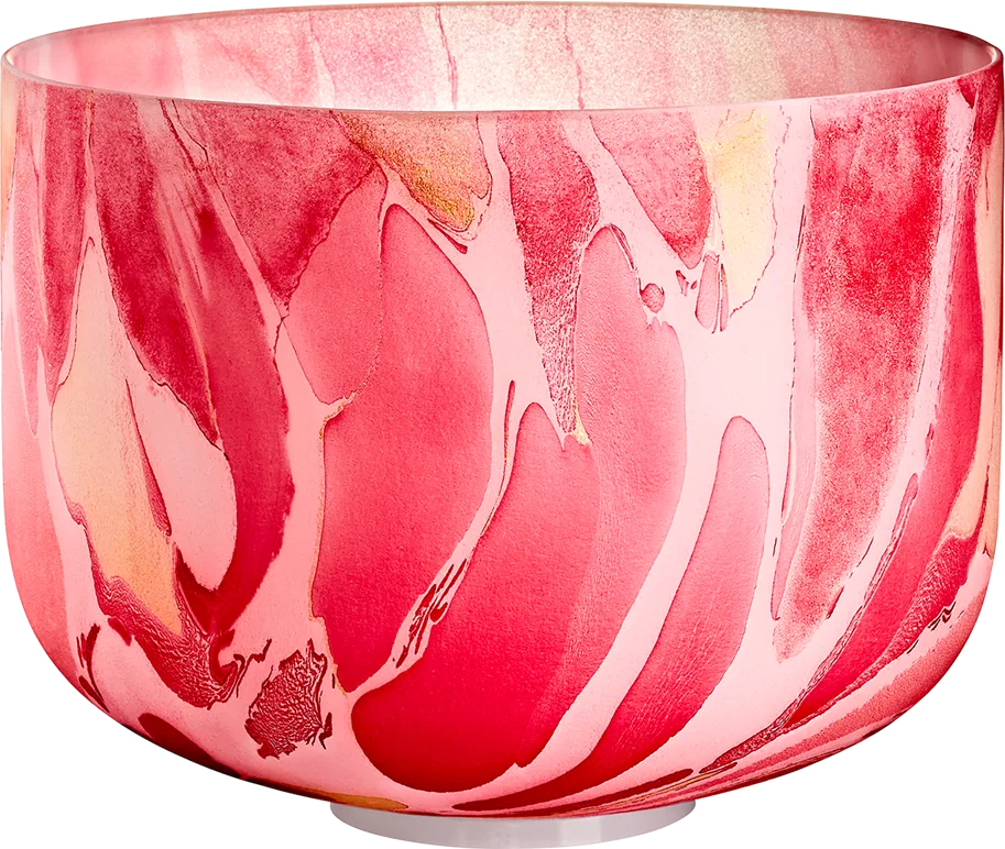 Marble Crystal Singing Bowl 10" - Note C4