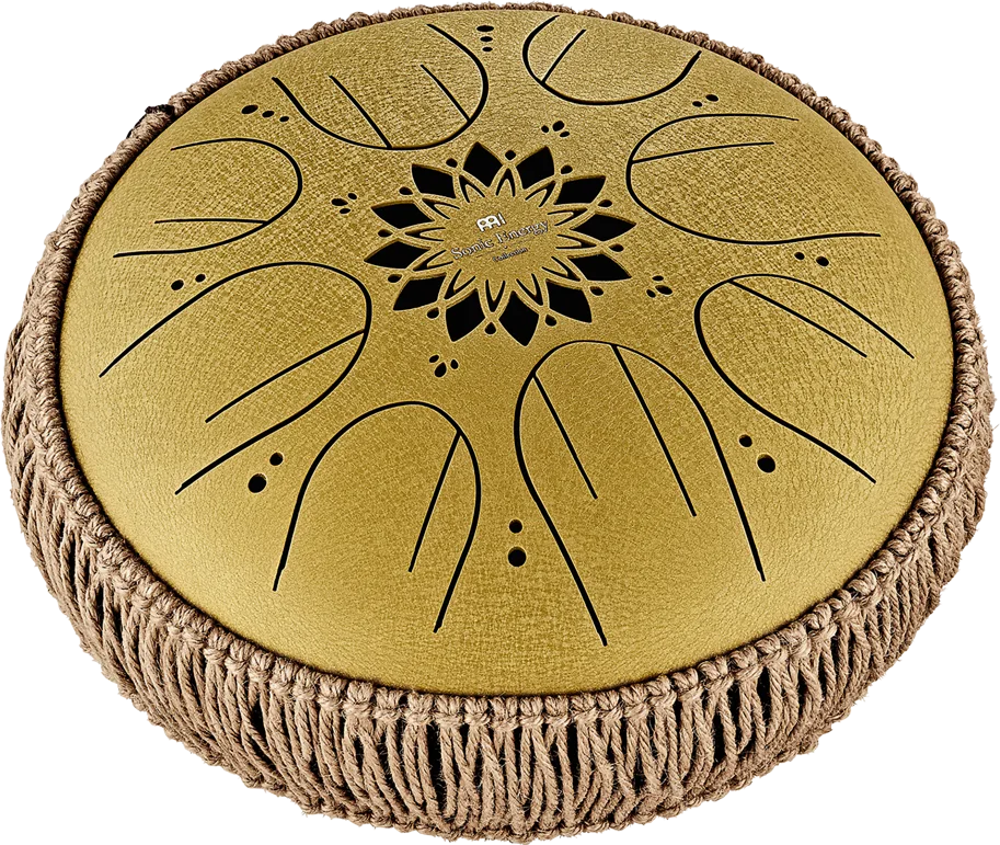 Medium Octave Steel Tongue Drum - C Major - Gold