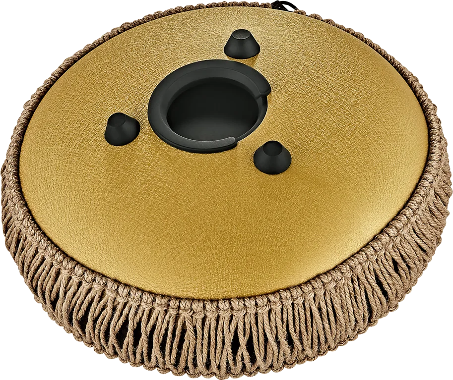 Medium Octave Steel Tongue Drum - C Major - Gold