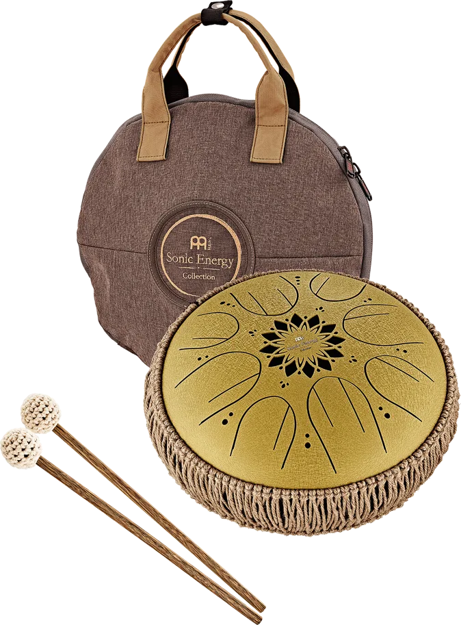 Medium Octave Steel Tongue Drum - C Major - Gold