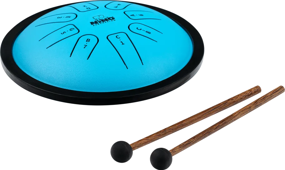 NINO® Small Steel Tongue Drum C-Major - Blue