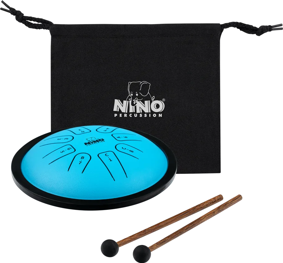NINO® Small Steel Tongue Drum C-Major - Blue