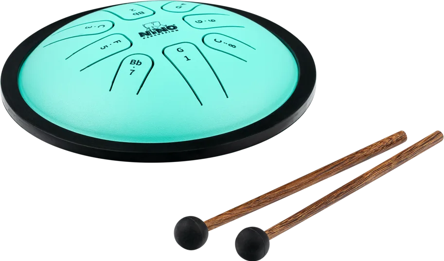 NINO® Small Steel Tongue Drum G-Minor - Mint Green