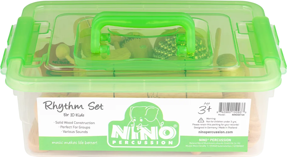 NINO® Wooden Rhythm Set (10 pcs.)