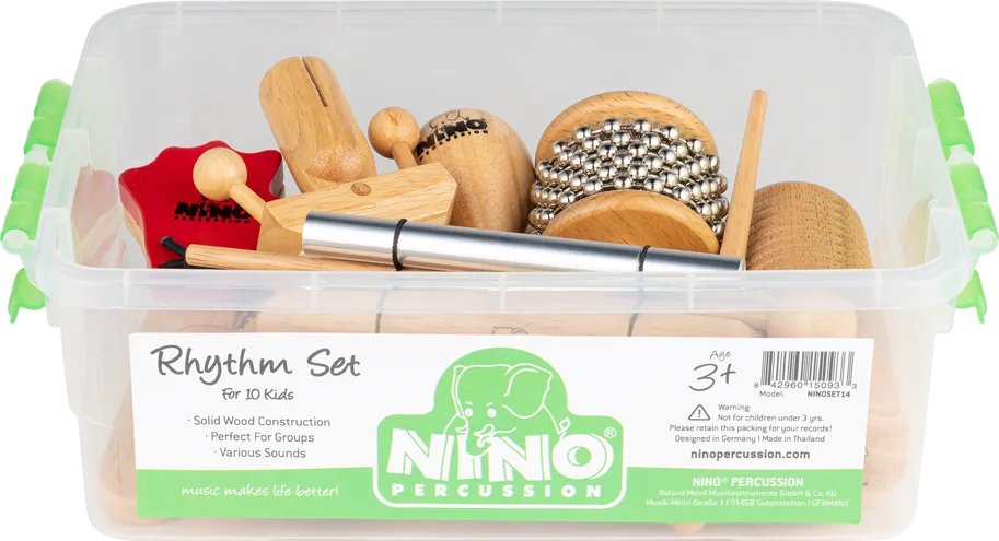 NINO® Wooden Rhythm Set (10 pcs.)