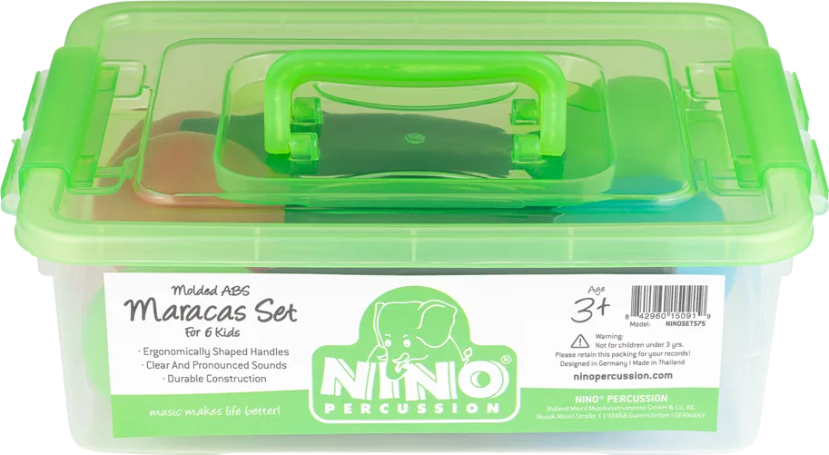 NINO® Medium Maracas Set (6 pcs.)