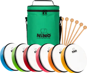 NINO® Hand Drum Set 8" (6 pcs.)