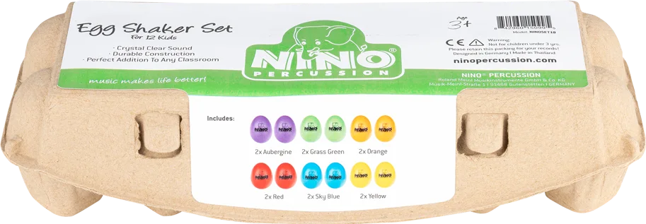 NINO® Egg Shaker Set (12 Pcs.)