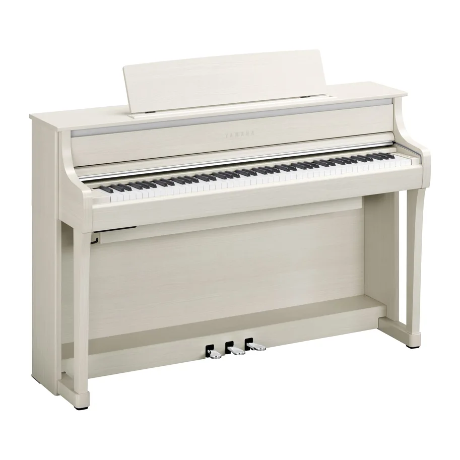 Digitalpiano YAMAHA CLP-875WB weisse Birke