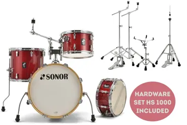 AQX Jazz Shell Set - Red Moon Sparkle - BUNDLE
