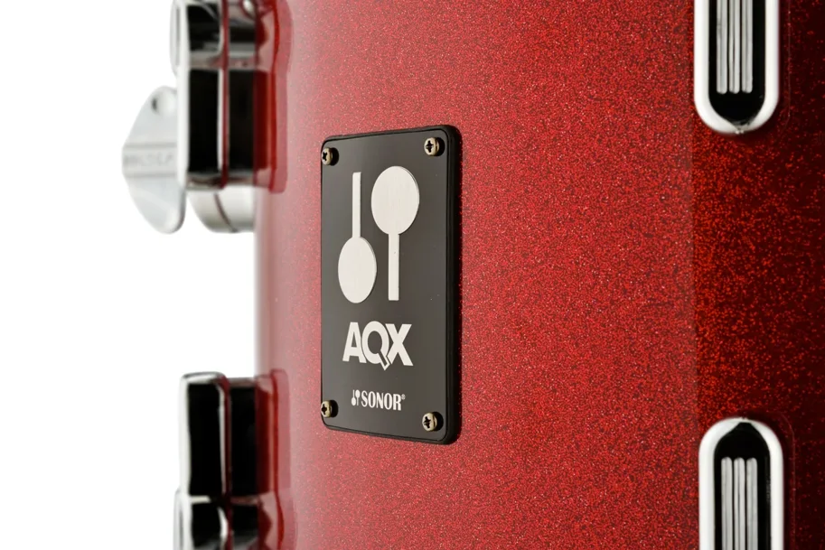 AQX Studio Set - Red Moon Sparkle - NO CYMBALS