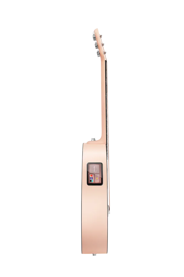 LAVA Akustikgitarre, ME Play, 36", Light Peach/Frost White, Lite Bag