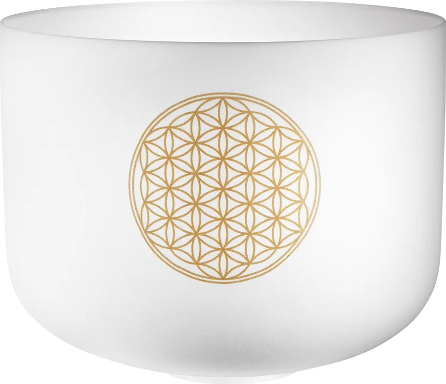 Planetary Tuned Crystal Singing Bowl 16" - FOL