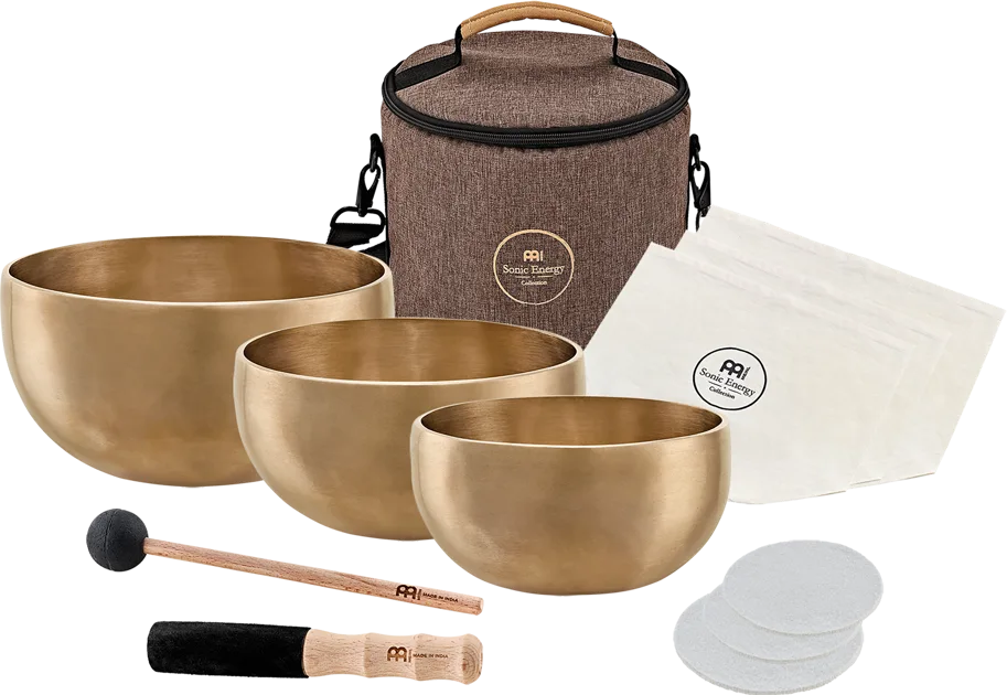 Yoga Nidra Singing Bowl Set - 3 Pcs.