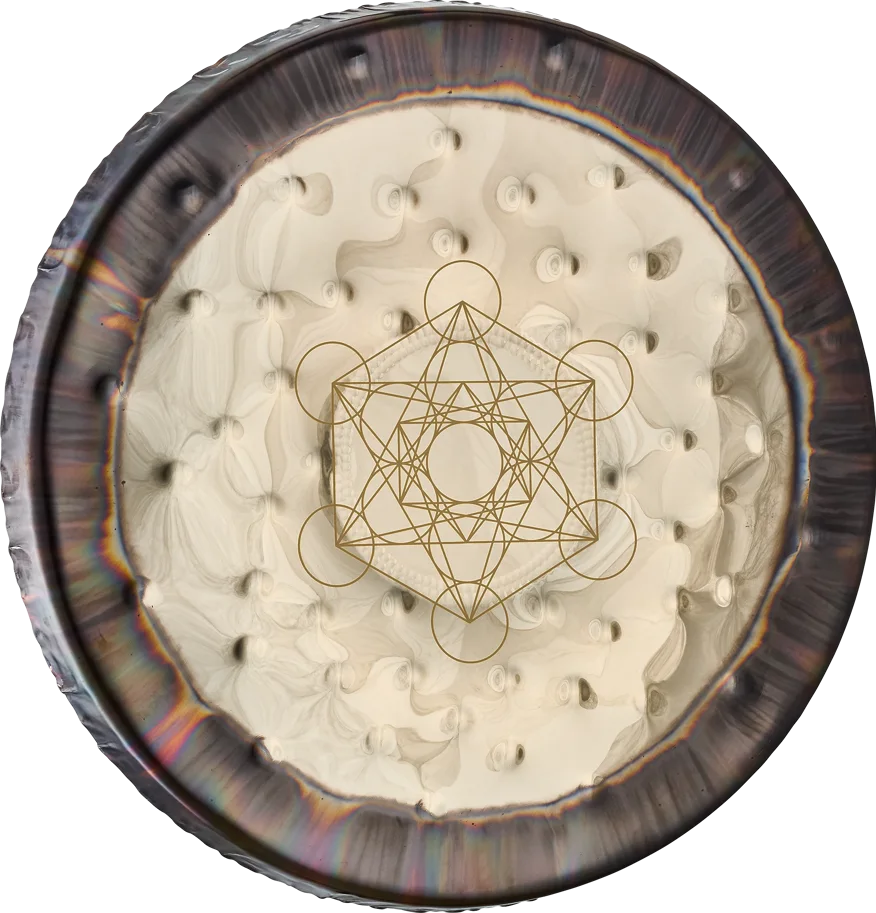 Metatron's Cube Soundscape Gong 22"