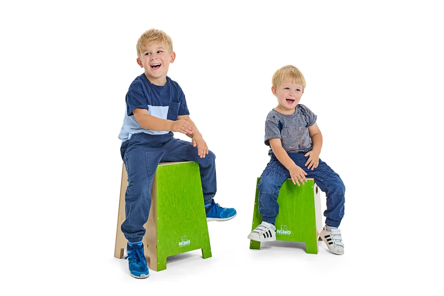 NINO® Classroom Stackable Cajon Group Rhythm Set 7pcs.