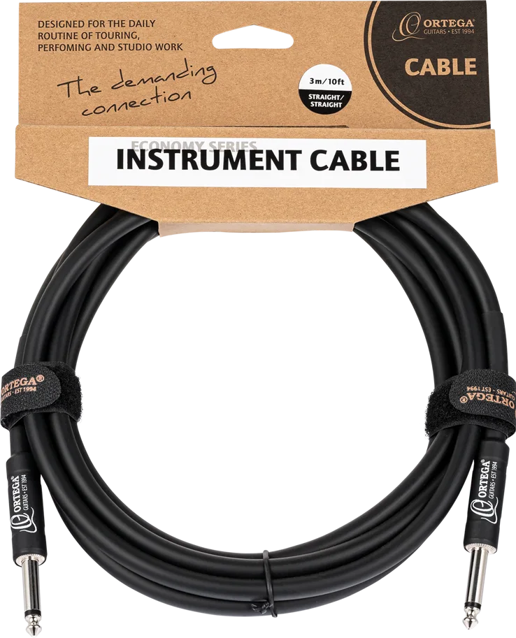 Ortega Instrument Cable - Straight/Straight - 3m