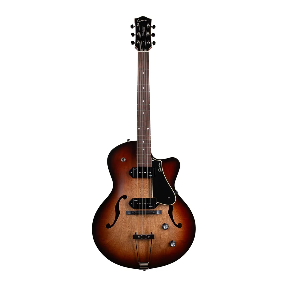 Godin 5th Avenue CW Kingpin II Vintage Burst 